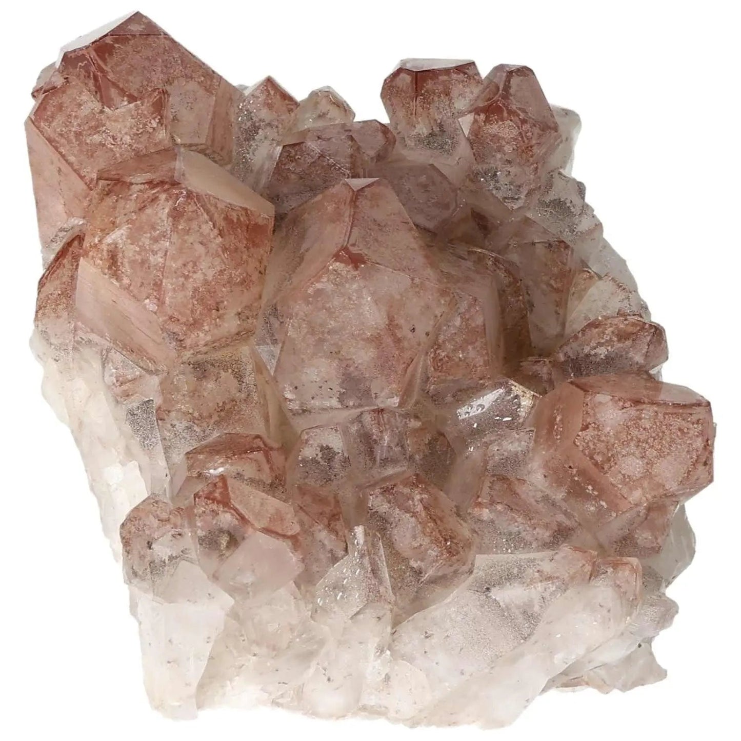 Quartz Cluster With Lithium from Sylvia Crystals, showcasing stunning hues and intricate formations for spiritual enrichment.