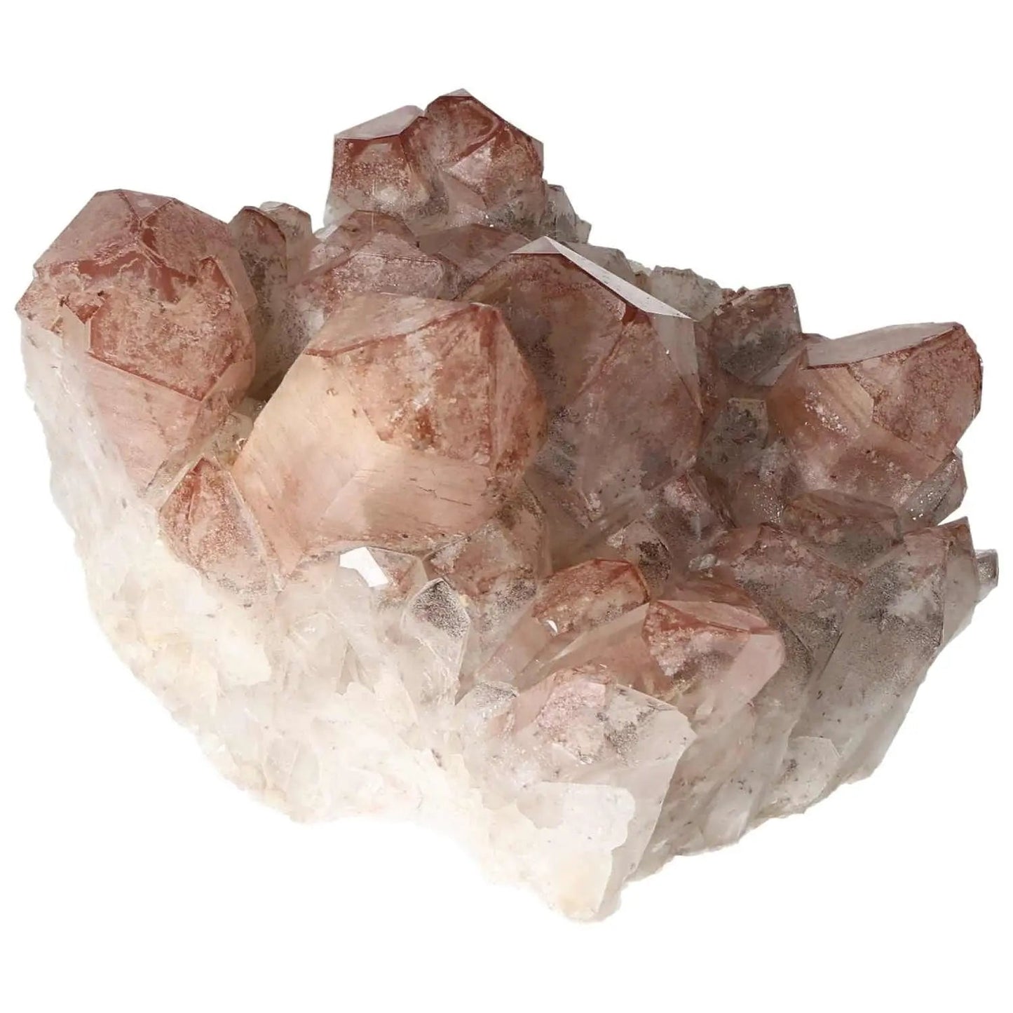 Quartz Cluster with Lithium from Sylvia Crystals, featuring natural hues and intricate formations for spiritual enrichment.