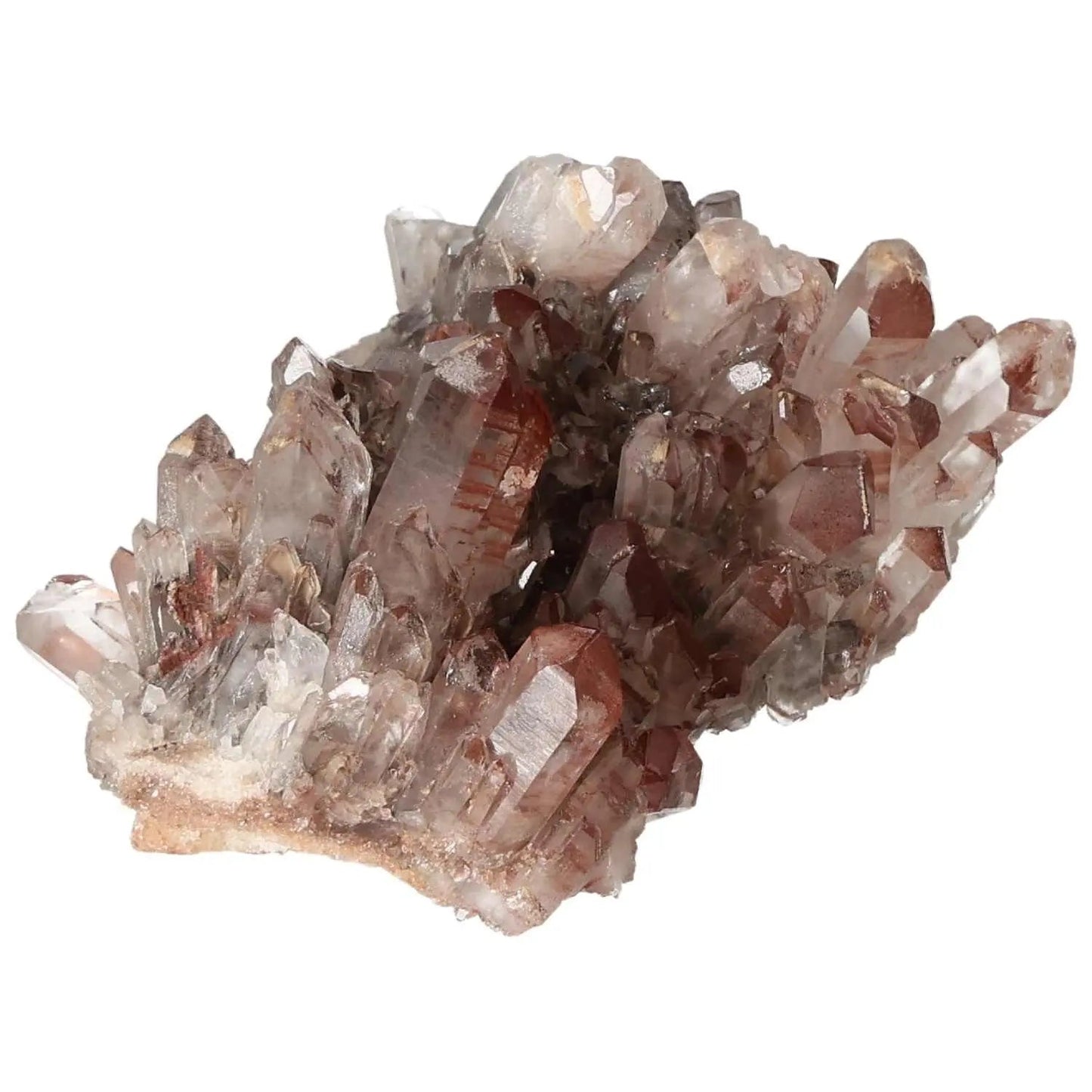 Quartz Cluster With Lithium featuring unique hues, premium crystal from Sylvia Crystals, handpicked for spiritual energy and elegance.