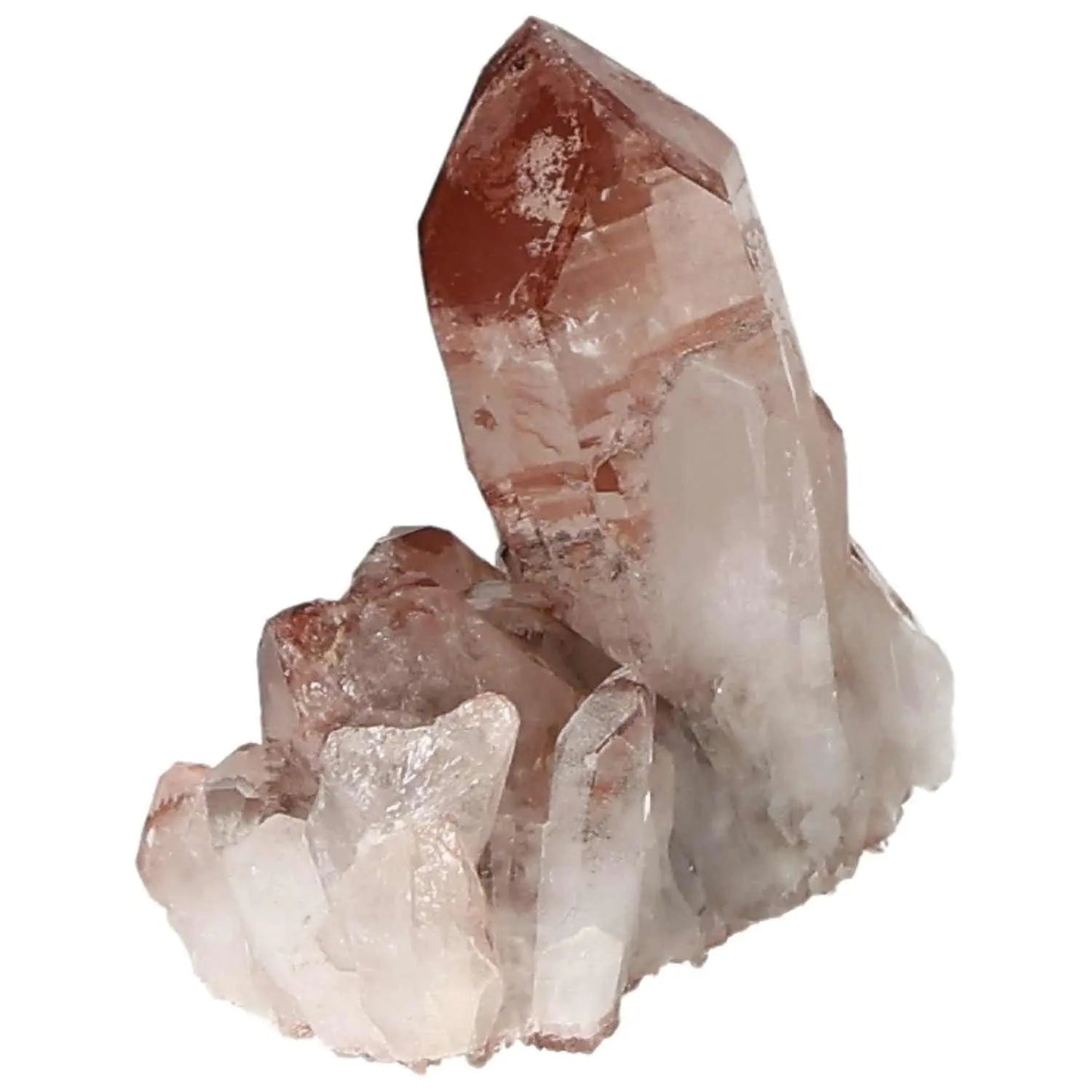 Quartz Cluster with Lithium by Sylvia Crystals, showcasing natural elegance and spiritual energy for emotional balance.