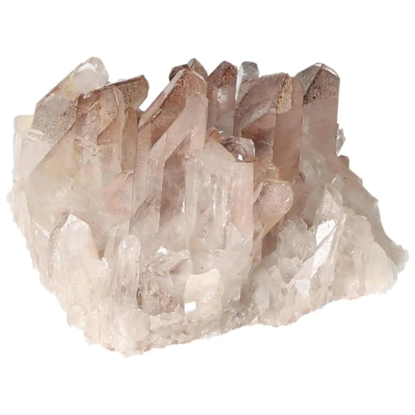 Quartz Cluster With Lithium showcasing natural beauty and spiritual energy from Sylvia Crystals, a luxurious addition to crystal collections.