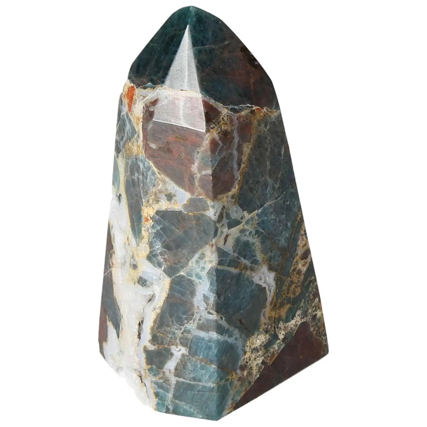 Exquisite Apatite Obelisk, premium crystal from Sylvia Crystals, showcasing luxury and refinement in a stunning decorative piece.