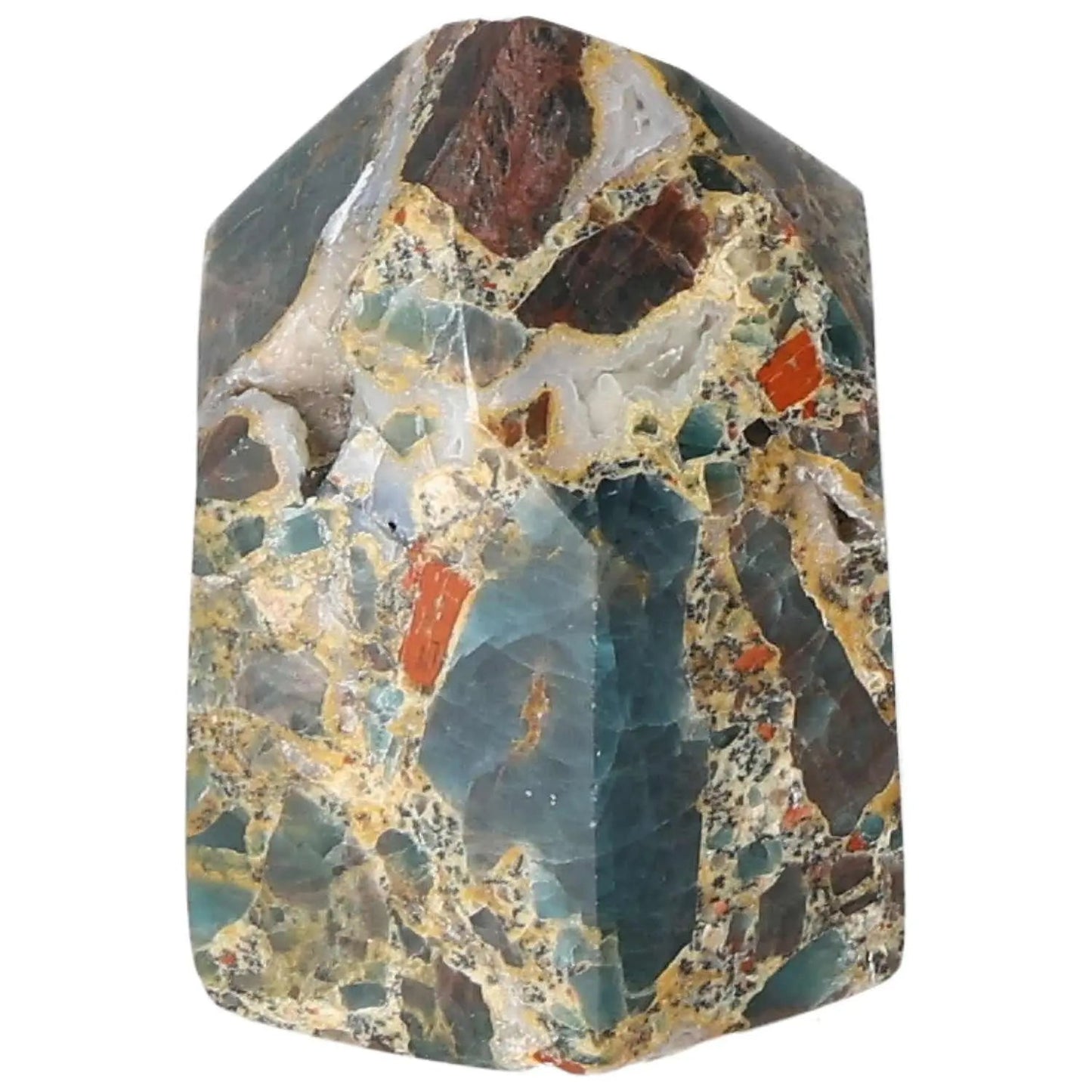 Premium Apatite Obelisk from Sylvia Crystals, showcasing quality and spiritual energy for transformation and inner connection