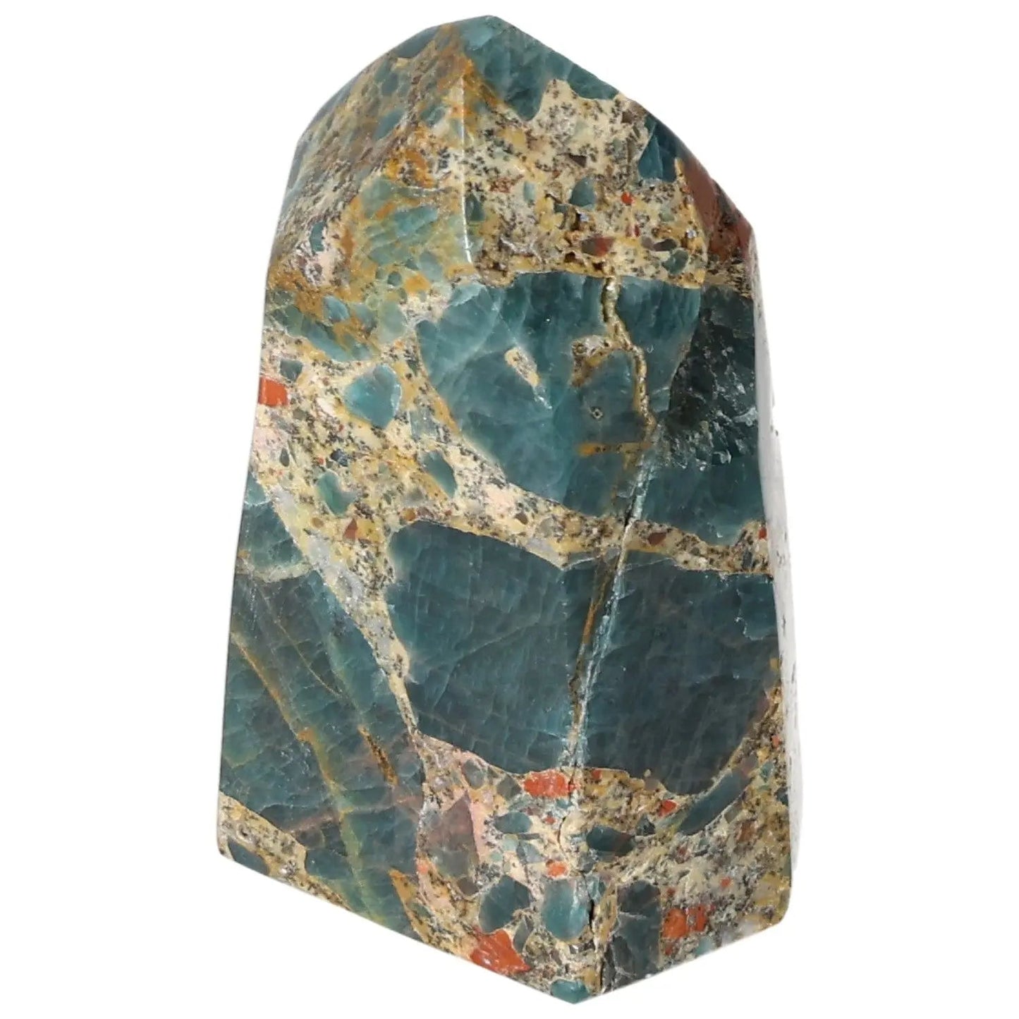Apatite Obelisk from Sylvia Crystals, luxurious decorative stone enhancing style and spirituality, handpicked for quality and elegance.