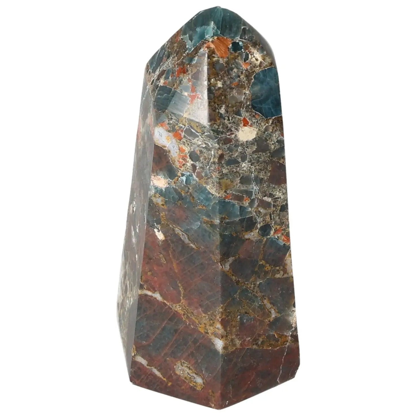 Apatite Obelisk by Sylvia Crystals, a luxurious decorative piece embodying artistic elegance and conscious luxury.