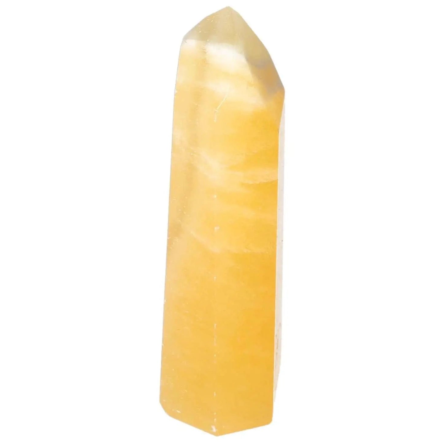 Mexican Calcite Obelisk - Sylvia Crystals premium product for personal transformation and energetic healing.