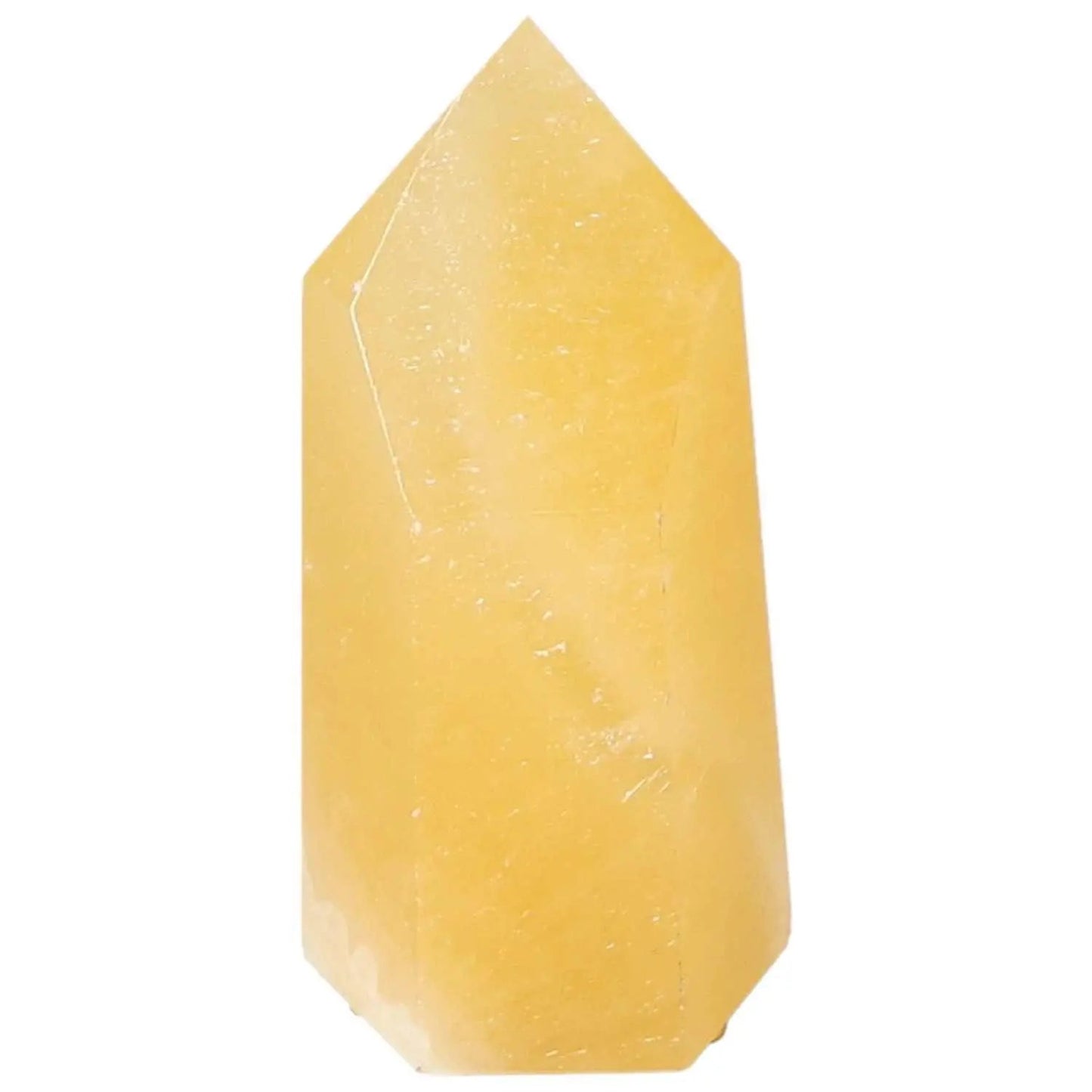 Mexican Calcite Obelisk for spiritual transformation and energy enhancement