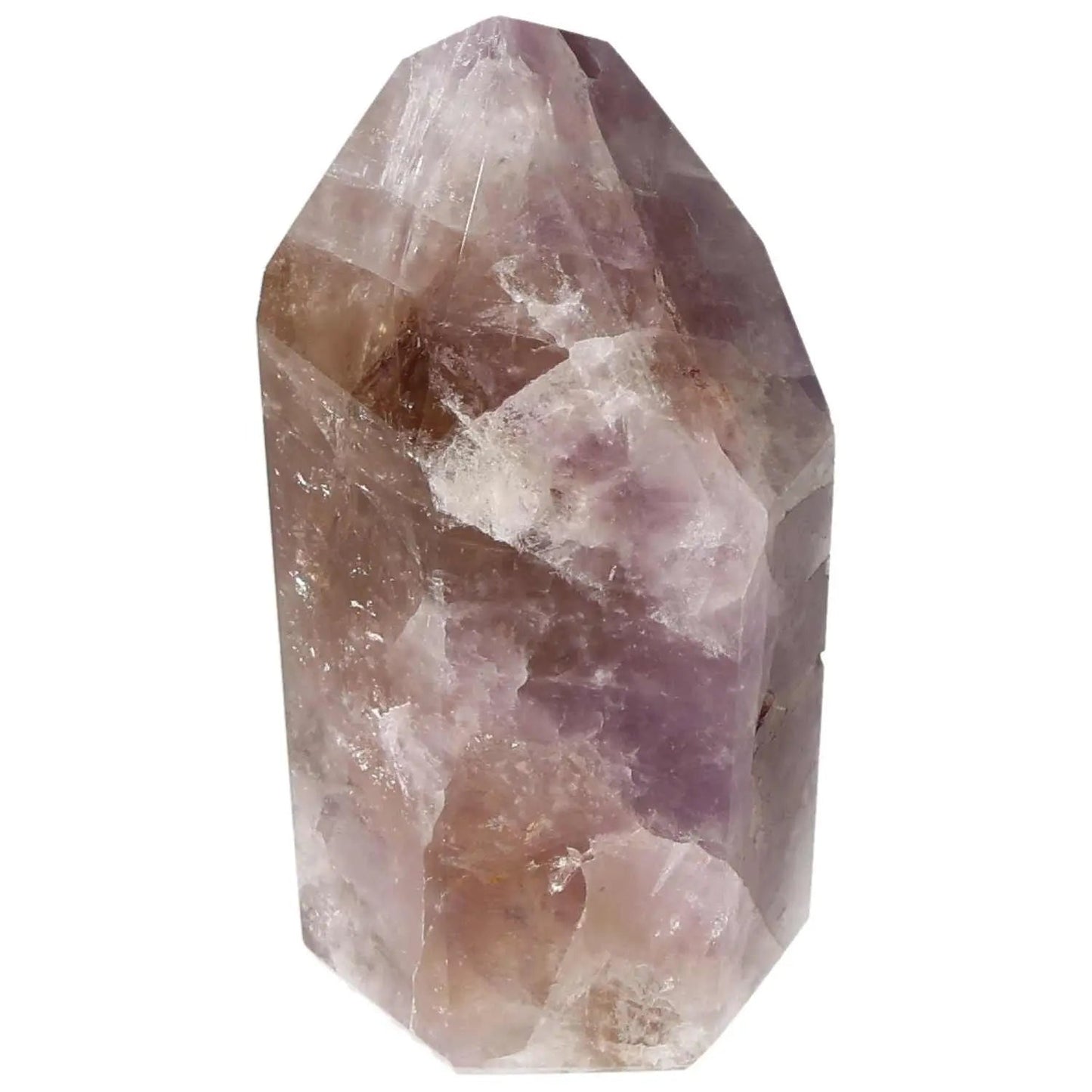 Seven Point Polished Amethyst crystal, enhancing tranquility and awareness, by Sylvia Crystals.