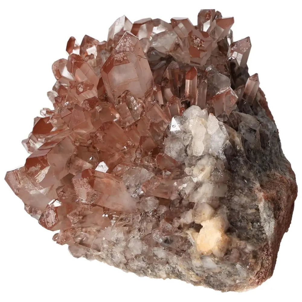 Quartz Cluster With Lithium from Sylvia Crystals, featuring handpicked quality and soothing energetic properties.