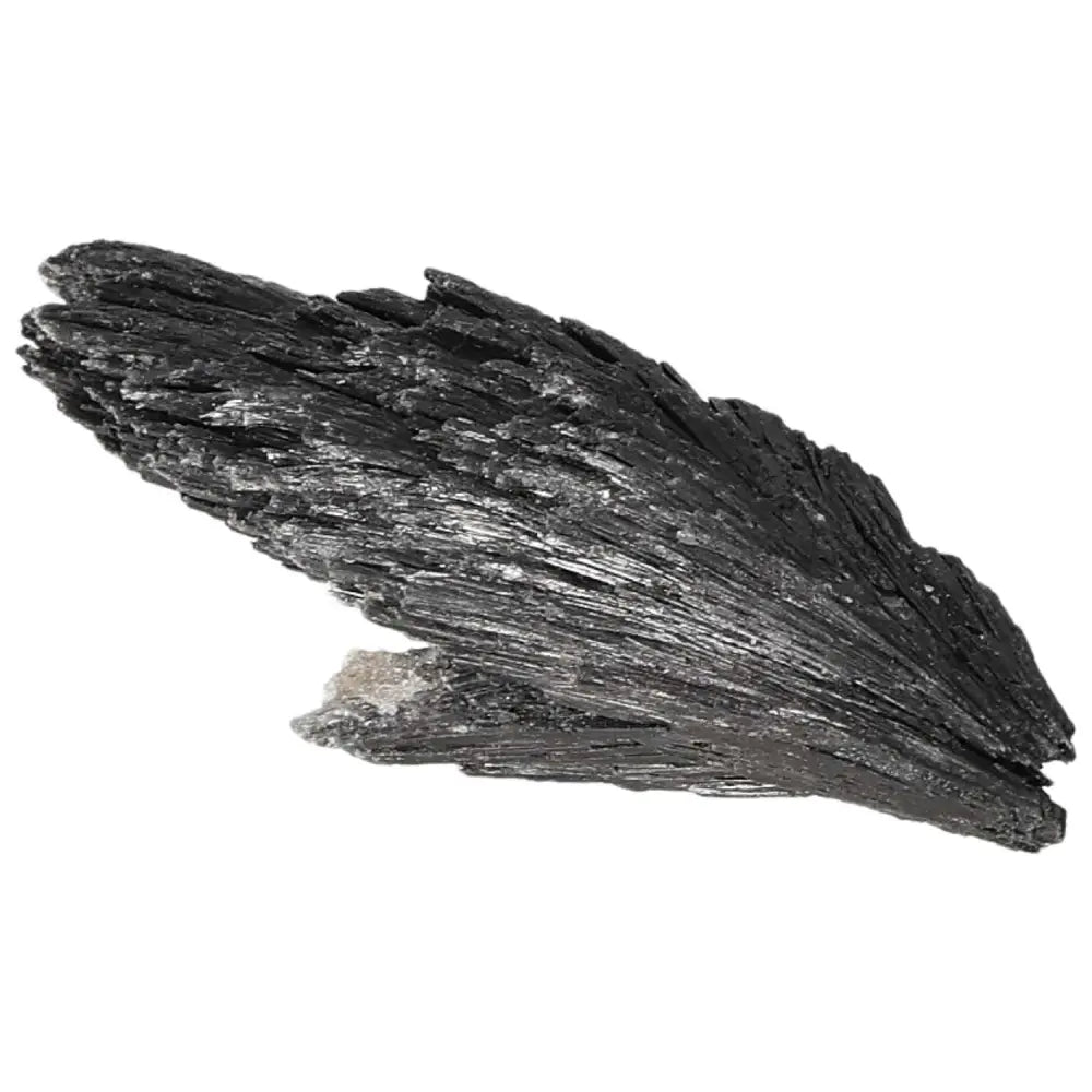 Black kyanite crystal by Sylvia Crystals for meditation and introspection.