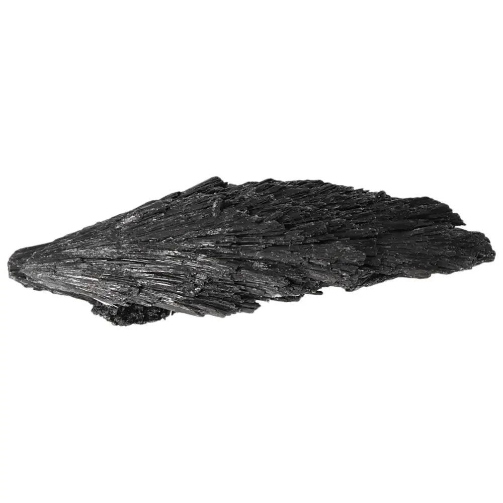 Premium Black Kyanite crystal by Sylvia Crystals, known for meditation and conflict resolution, handpicked for quality and authenticity.