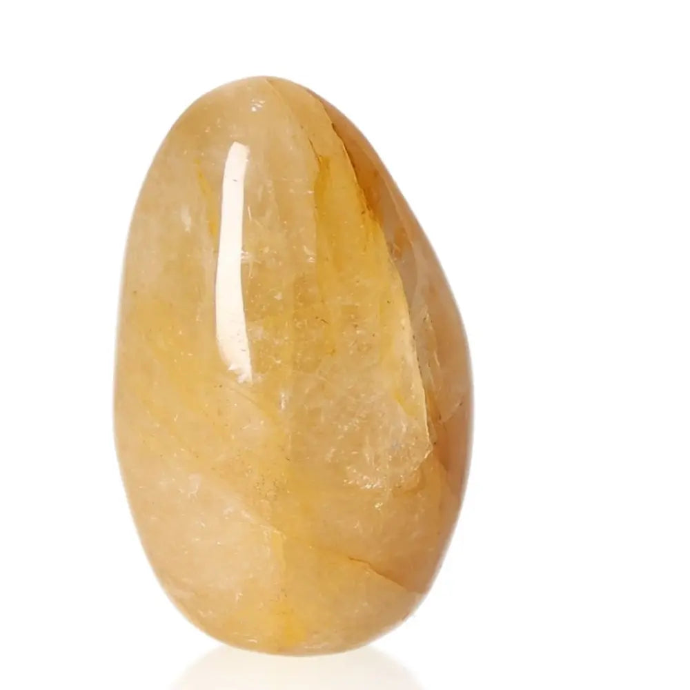 Honey Calcite Free Form gemstone, enhancing confidence, clarity, and motivation, aligned with solar plexus and sacral chakras.