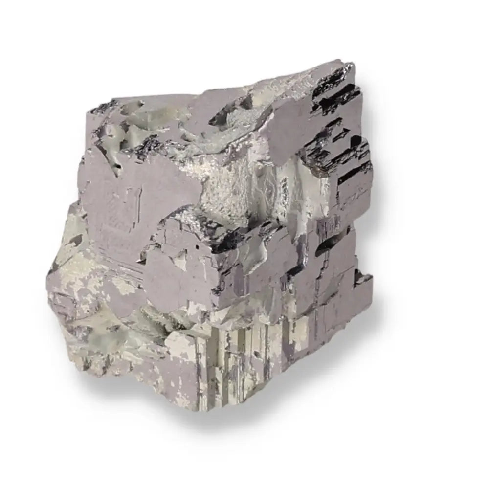 Shimmering Galena gemstone with metallic luster, showcasing its striking transformation and profound energy attributes.