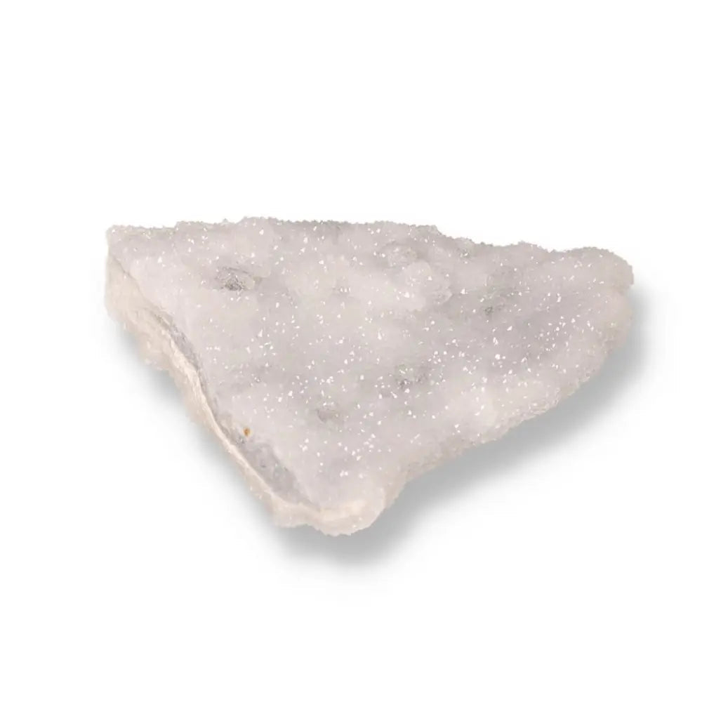 Translucent Chalcedony gemstone, known for harmony and emotional healing, displaying soft and tranquil energy on a smooth surface.