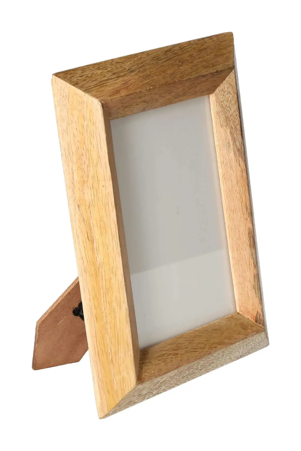 Elegant Photo Frame Malpais 20 cm Inlay, luxury design by Sylvia Crystals, holds 10x15cm photos, premium wooden craftsmanship.