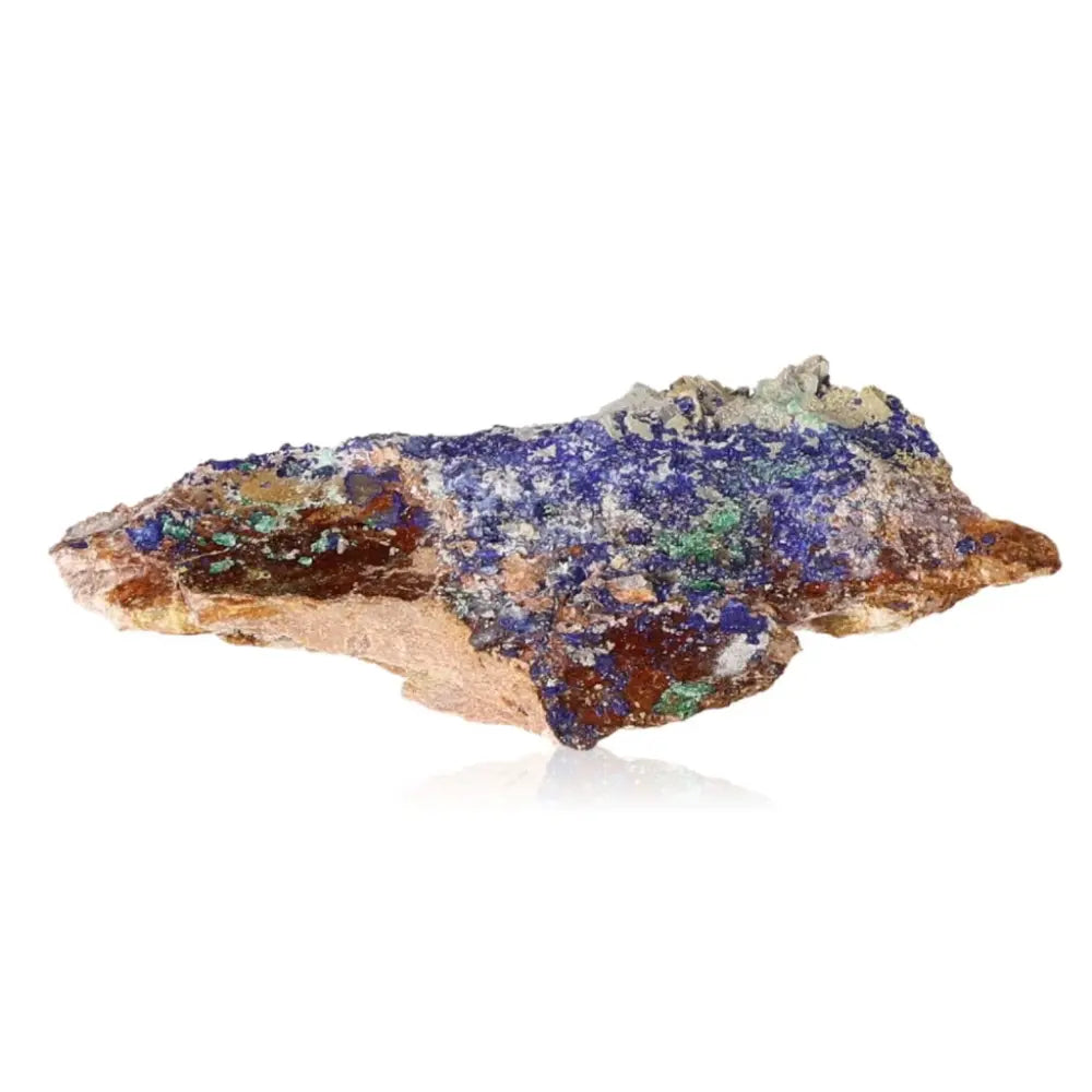 Azurite crystal with deep blue hues and unique patterns, ideal for boosting mental clarity, focus, and personal growth.