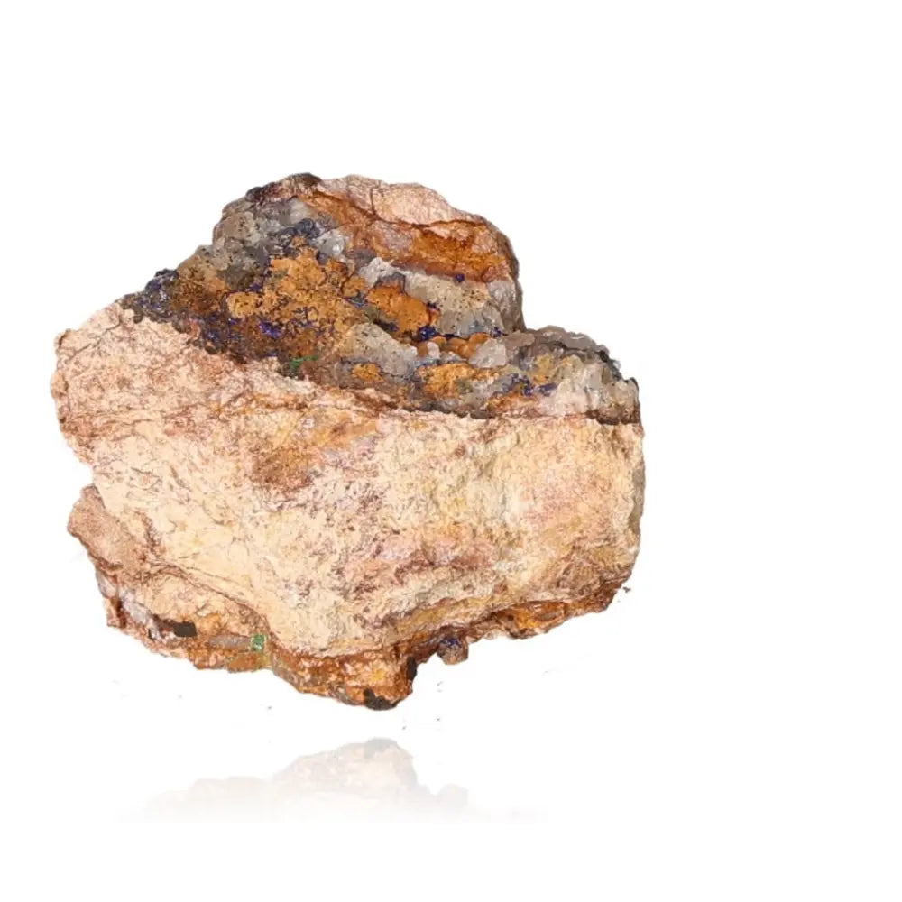 Azurite mineral specimen showcasing its deep blue hues and unique patterns for mental clarity and personal growth.