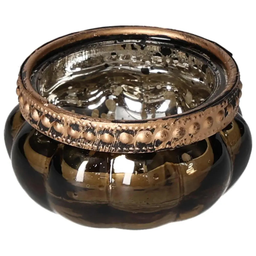 Sylvia Crystals Brown Candle Holder - elegant home decor accent with luxury and modern design