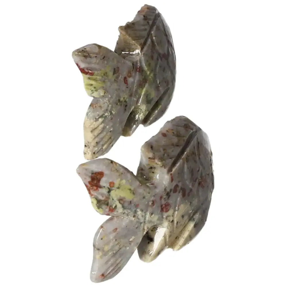 Carved Dolomite Fish by Sylvia Crystals promoting tranquility and emotional balance, handpicked for inner peace and serenity.