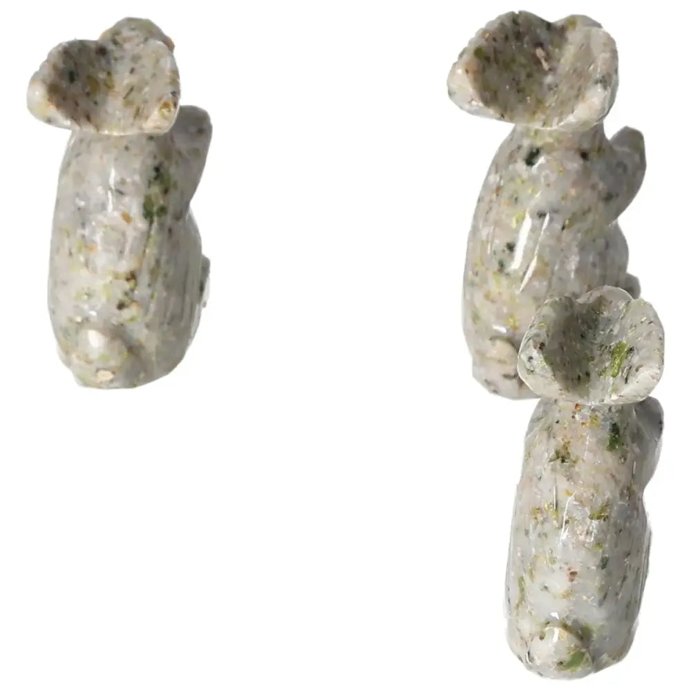 Carved Dolomite Rabbit sculpture by Sylvia Crystals, showcasing its elegant design and grounding properties for decor and emotional calm.