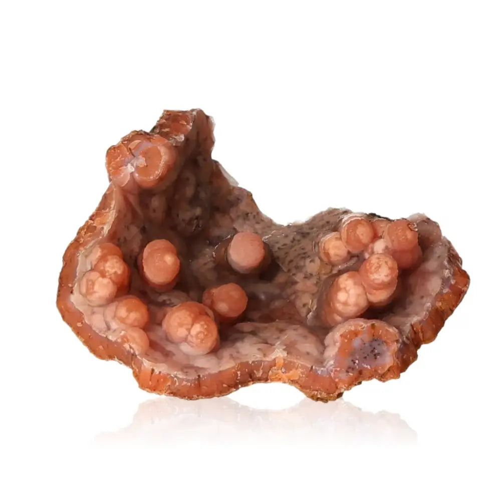Chalcedony Stalactite crystal from Sylvia Crystals, showcasing unique patterns and spiritual elegance, reflecting conscious luxury living.