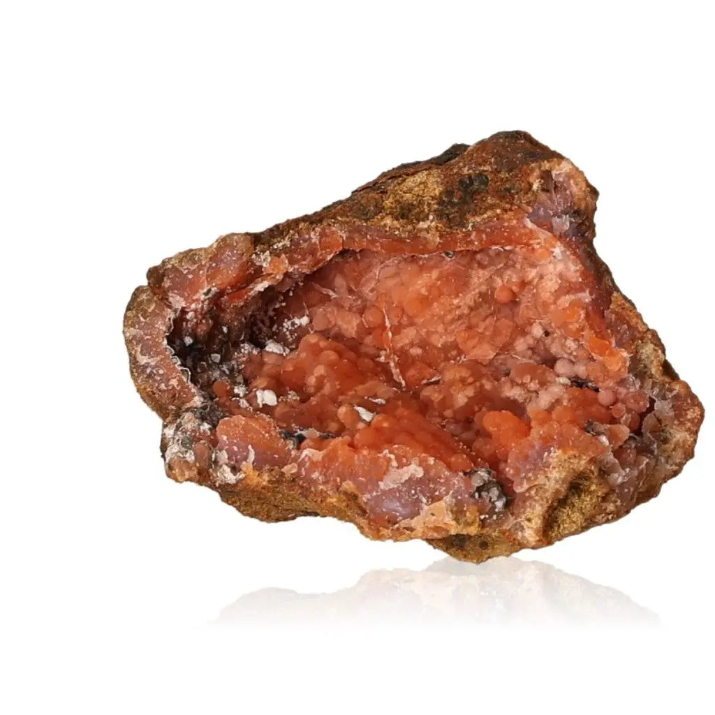 Chalcedony Stalactite in vibrant hues from Sylvia Crystals, perfect for enhancing home décor and spiritual practices.