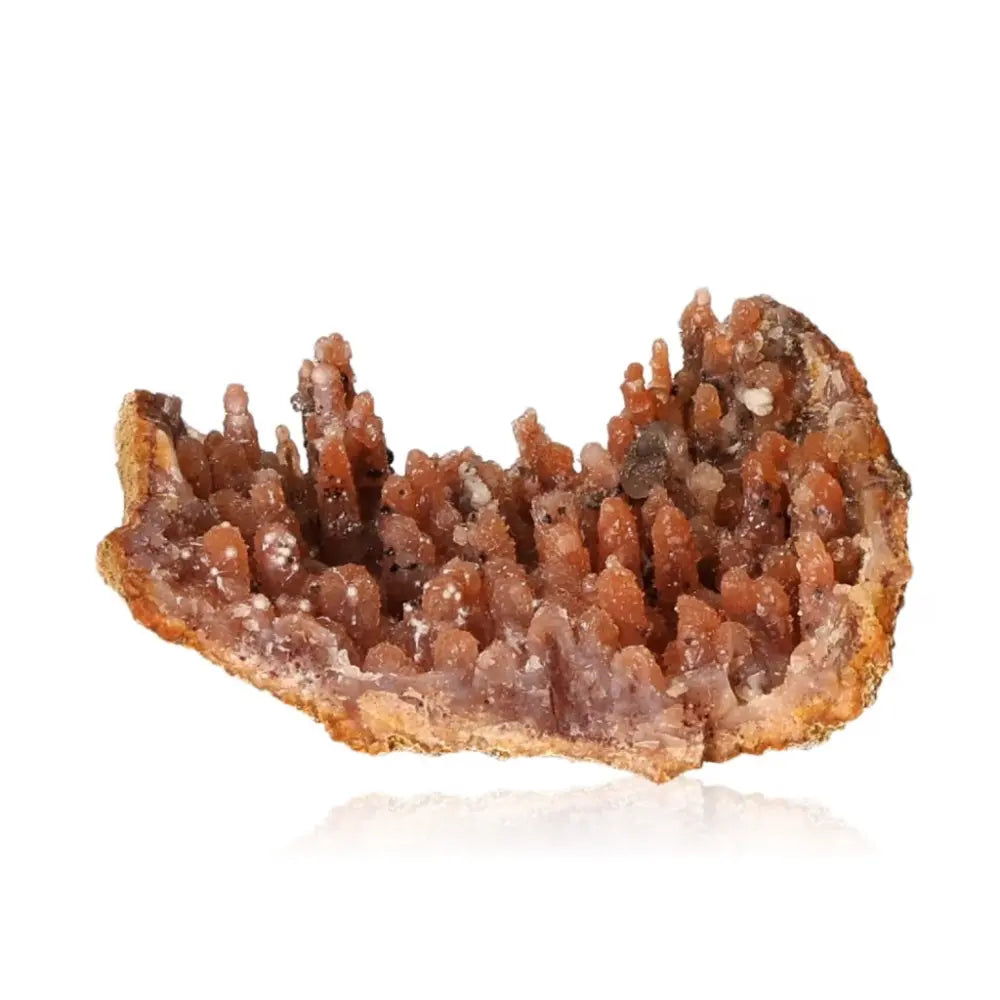Chalcedony with Quartz Stalactite, a striking symbol of growth and luxury, showcased in its natural and artistic beauty.