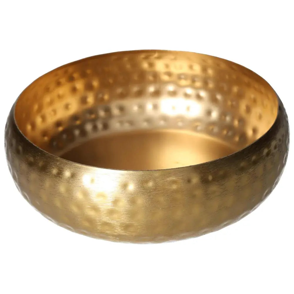 Elegant Sylvia Crystals Decorative Bowl in golden hue, showcasing refined luxury and timeless aesthetics.