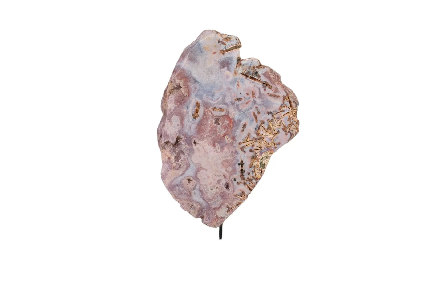 Pink Amethyst on Metal Stand Sylvia Crystals Sp. z o.o.