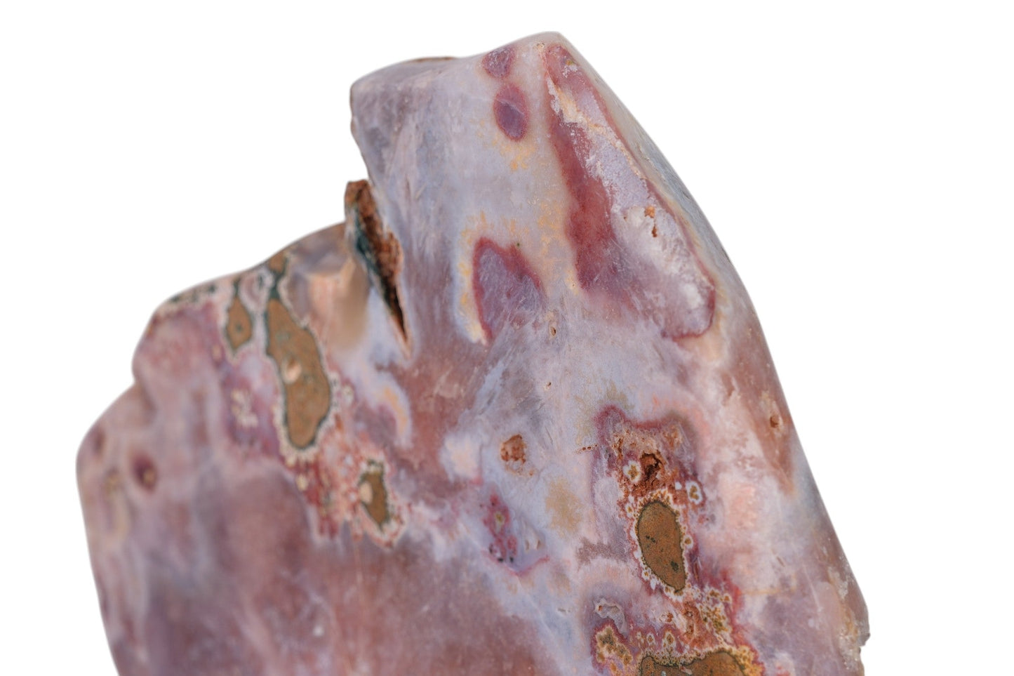 Pink Amethyst on Metal Stand