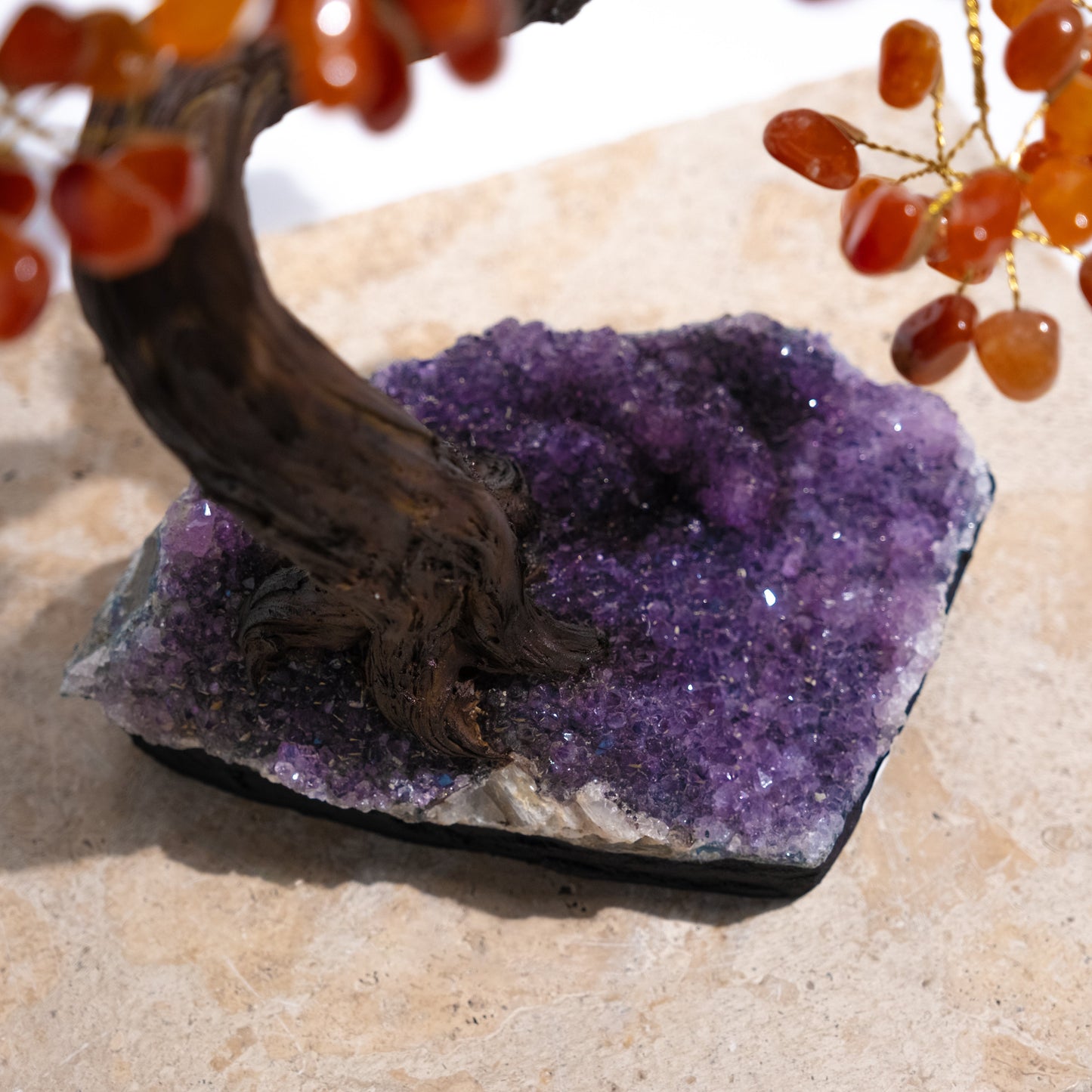 Tumbled Carnelian Tree