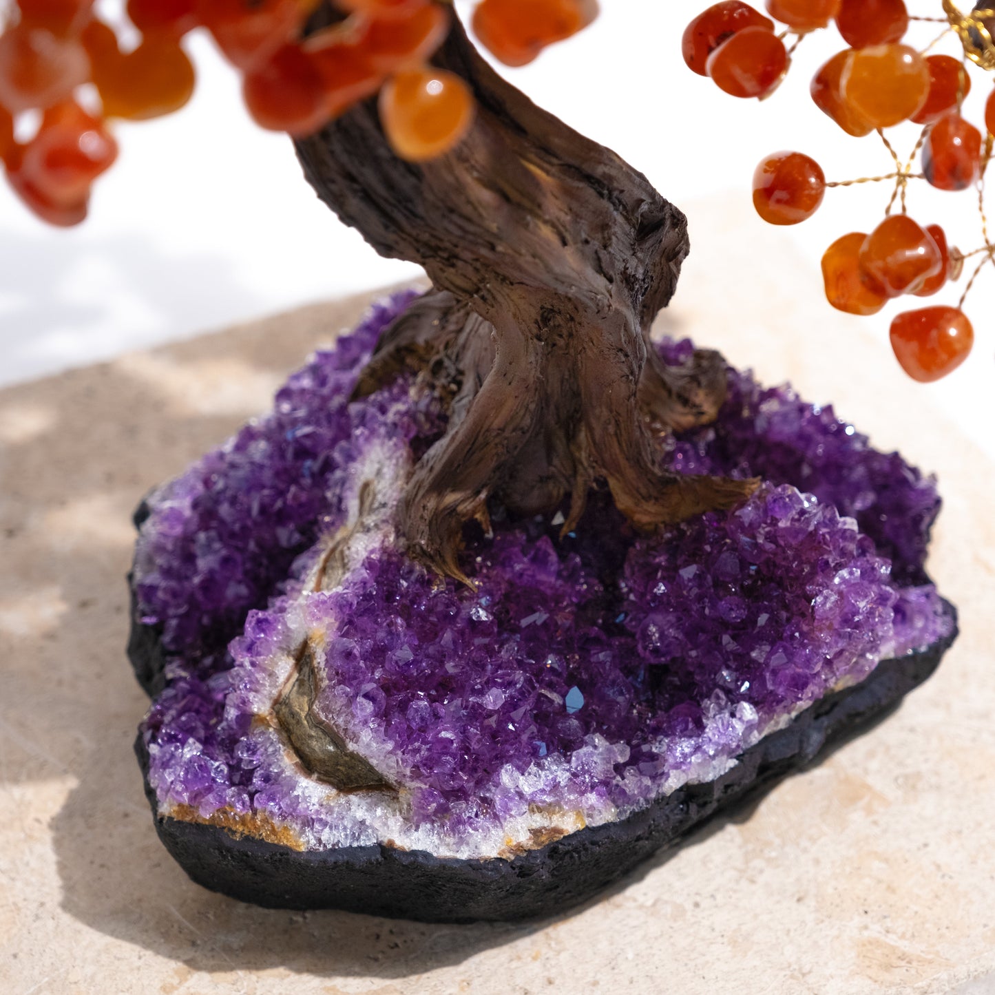 Tumbled Carnelian Tree 65cm