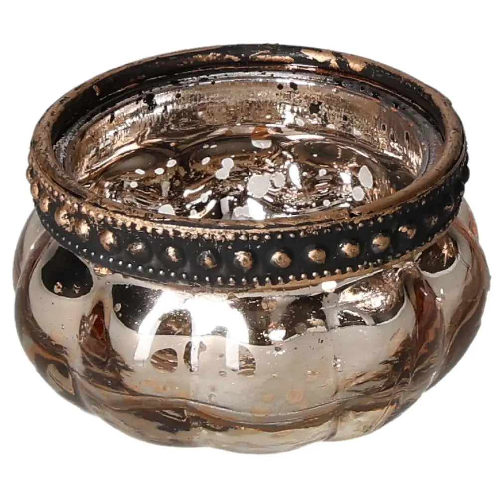 Luxurious gold candle holder with intricate crystal accents, symbolizing sophistication and spiritual harmony.