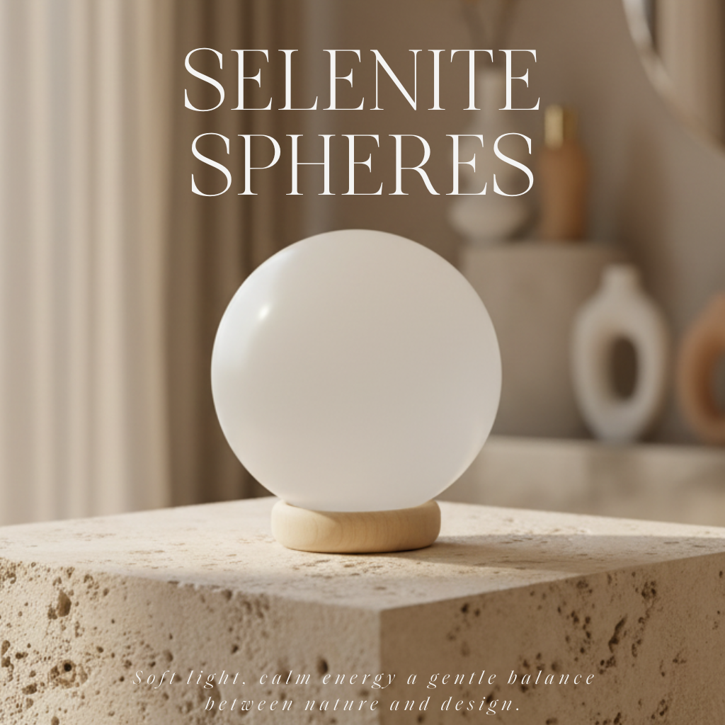 Selenit-Kugeln 10 cm