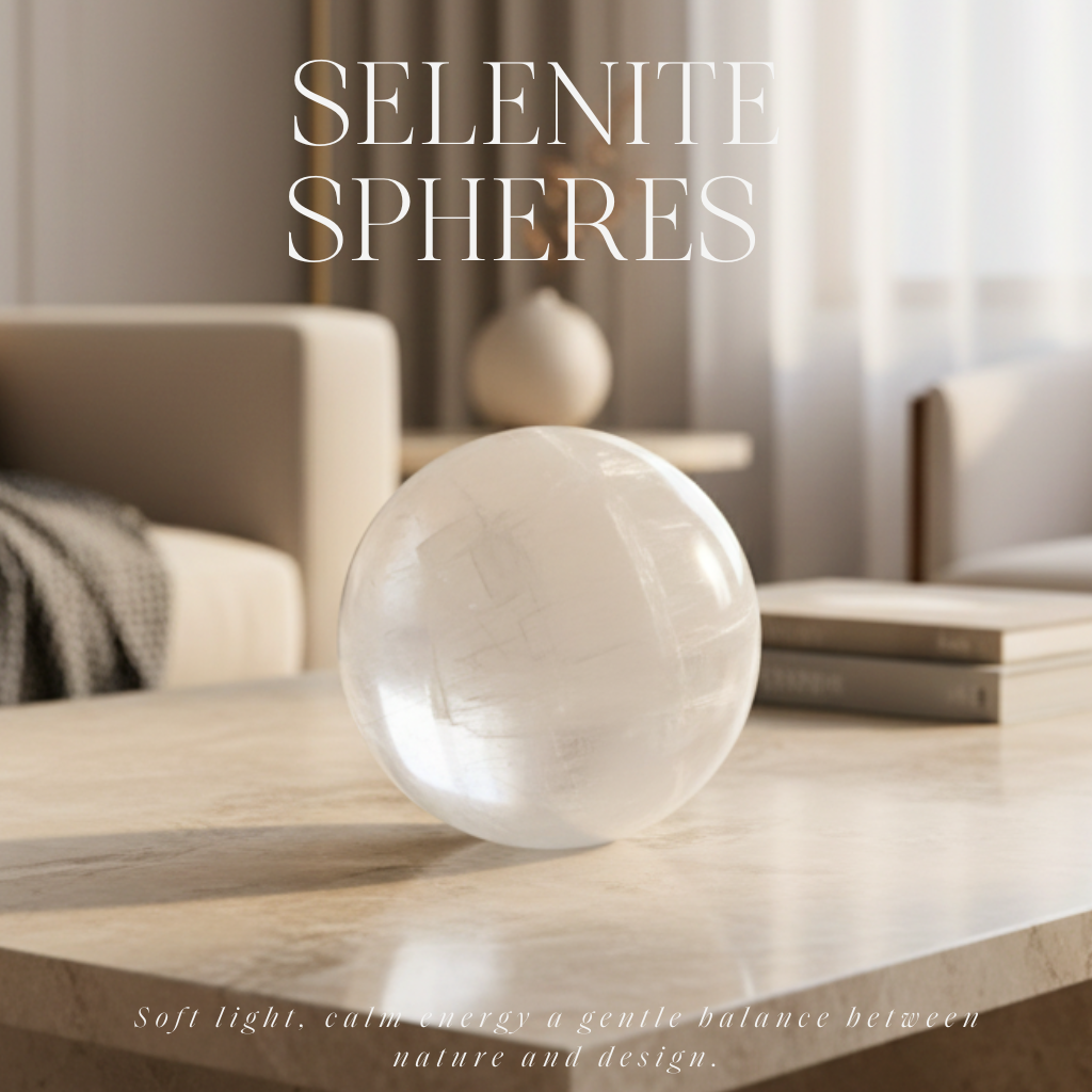 Selenite spheres 6cm 536295