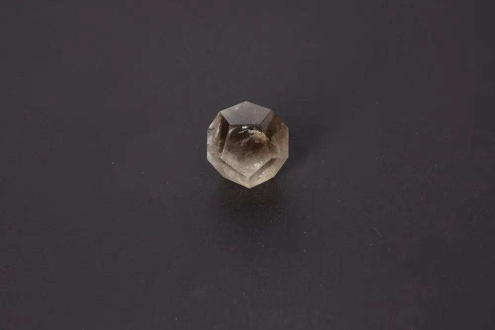 Lemurian Quartz Geometric Sphere on dark background showcasing sacred geometry and ancient wisdom.