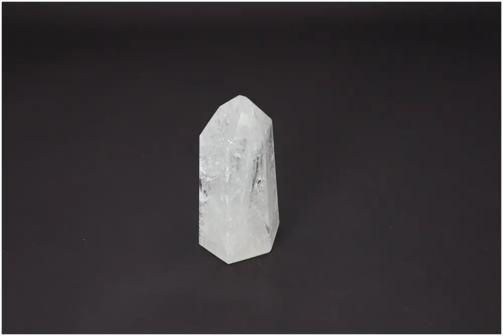 Lemurian Quartz Obelisk for chakra alignment and zodiac healing, enhances body and soul with unique energetic properties.