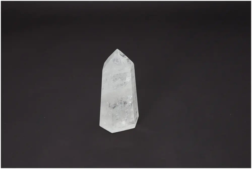 Lemurian Quartz Obelisk with spiritual properties, ideal for chakra and zodiac healing, supports energetic balance.