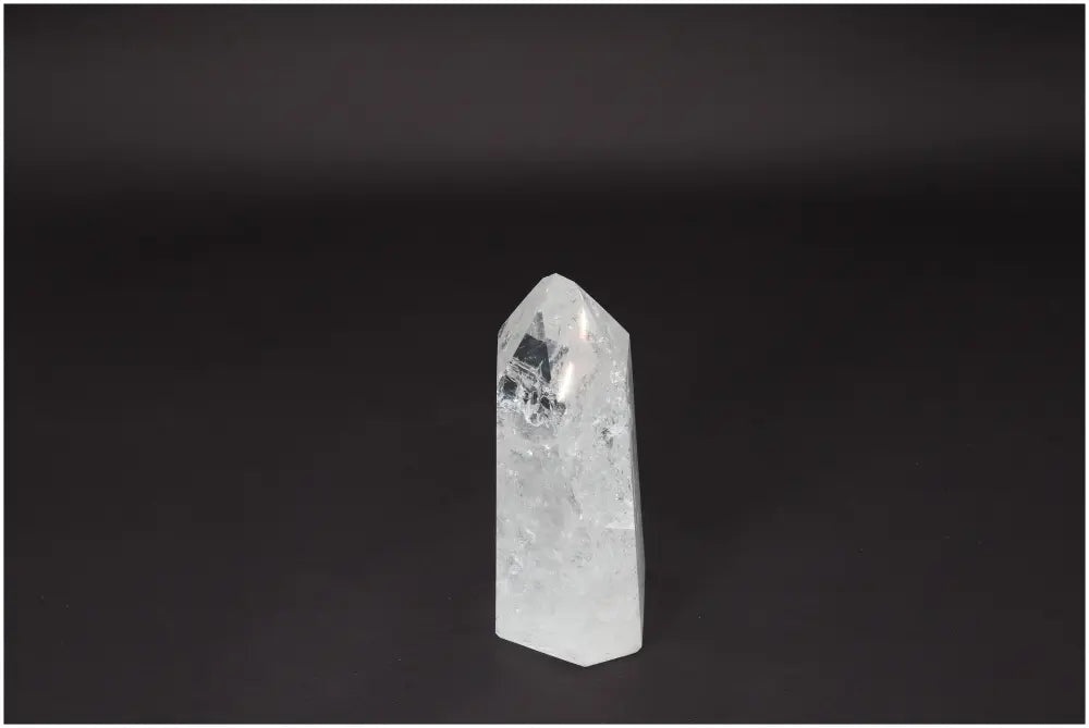 Lemurian Quartz Obelisk - Clear Quartz crystal known as 'Master Healer' for clarity and balance, hand-selected and ethically sourced.