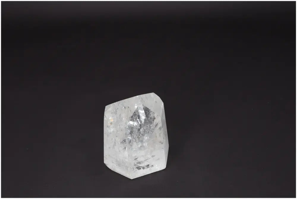 Lemurian Quartz Obelisk for clarity and balance, ethically sourced clear quartz crystal amplifies energy, known as "Master Healer" stone.