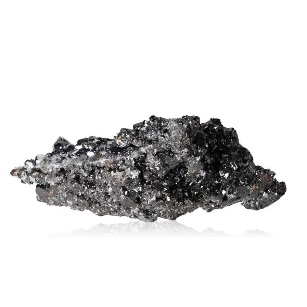 Museum quality Galena mineral gemstone with shimmering metallic luster, ideal for spiritual and esoteric practices.
