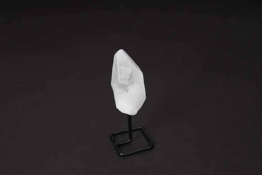 Clear Quartz Point on Stand - Master Healer Crystal for Amplifying and Aligning Energy