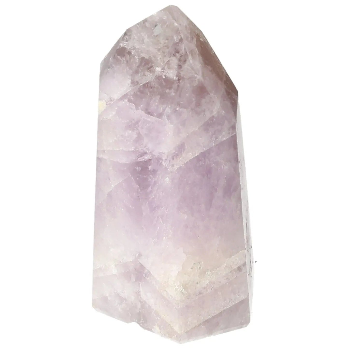 Polished Amethyst Super Seven Point crystal from Sylvia Crystals, known for enhancing mental wellness and emotional balance.