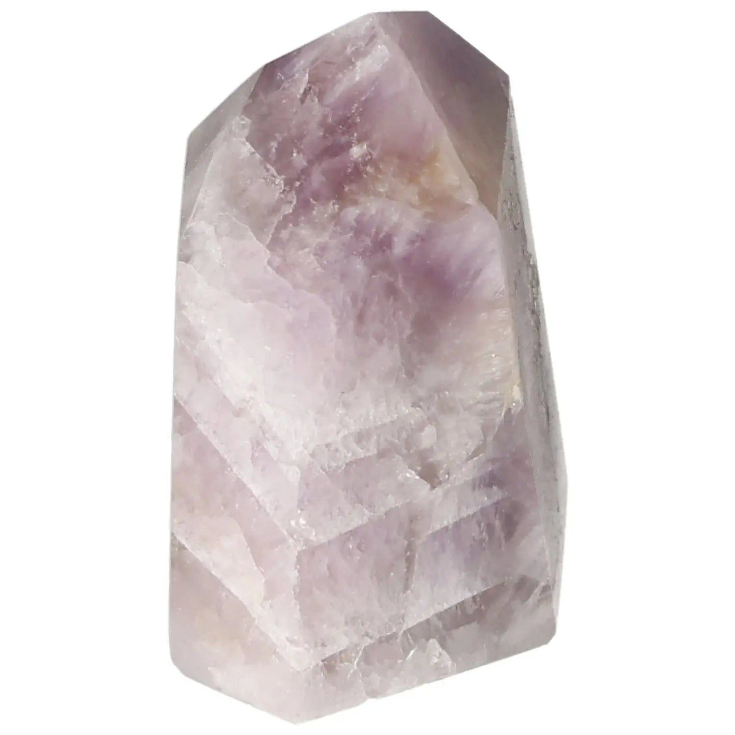 Seven Point Polished Amethyst crystal from Sylvia Crystals, known for reducing stress and enhancing concentration.