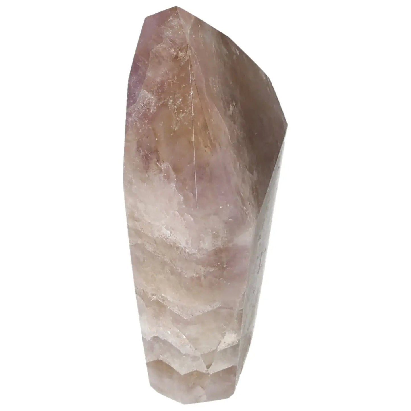 Seven Point Polished Amethyst crystal by Sylvia Crystals, known for healing properties and luxurious design, premium quality.
