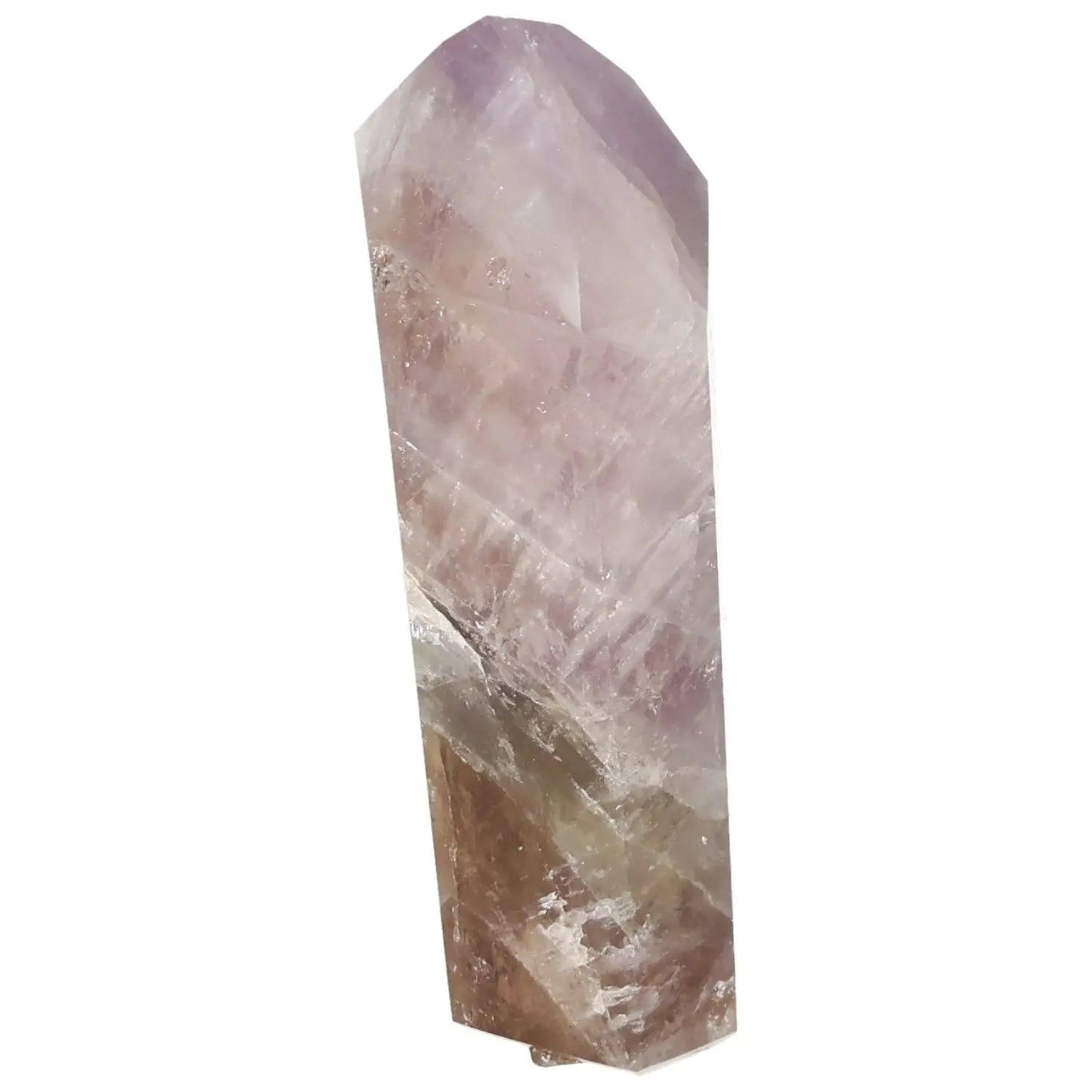 Seven Point Polished Amethyst crystal by Sylvia Crystals, showcasing luxury and spiritual enrichment.