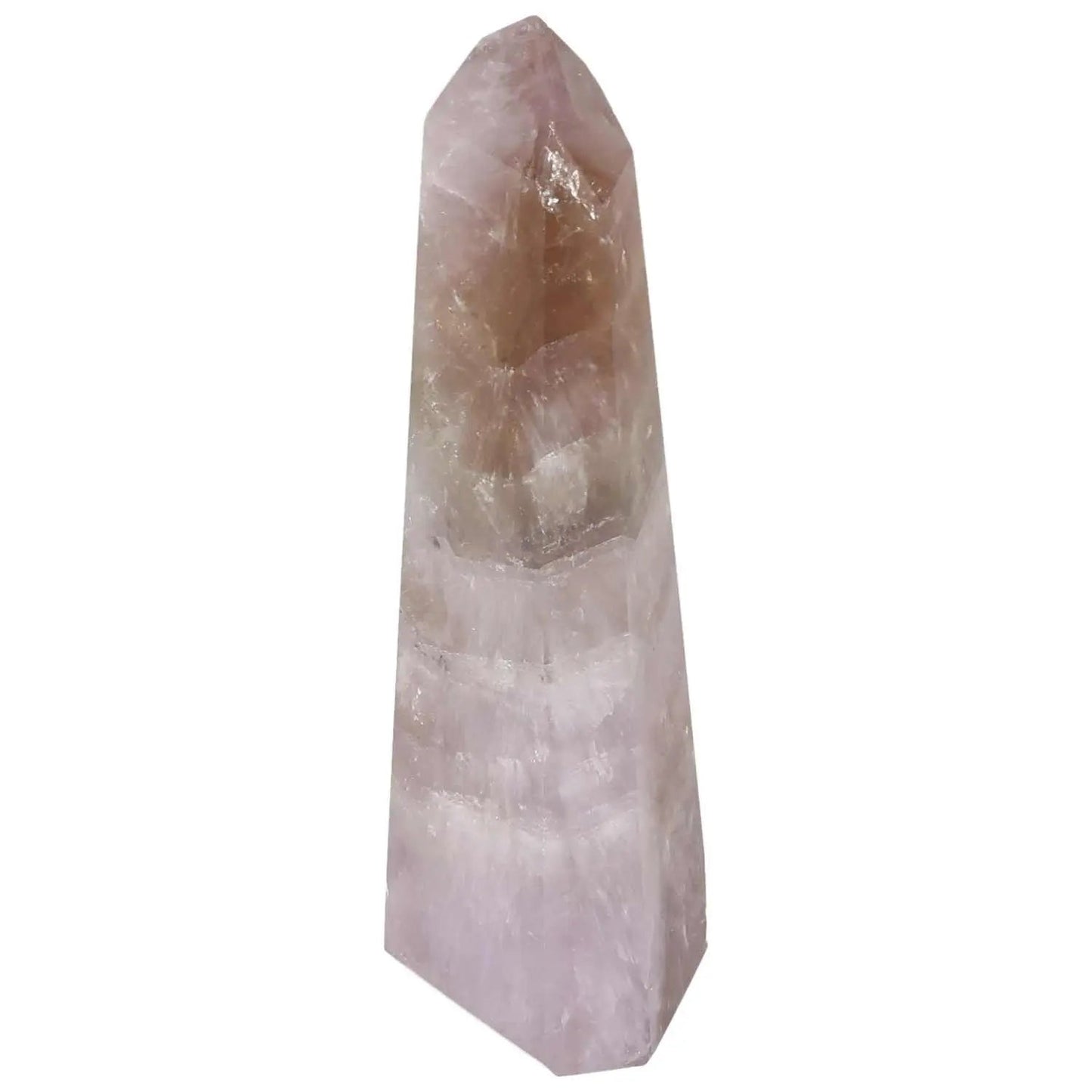 Seven Point Polished Amethyst crystal from Sylvia Crystals, known for stress relief, energy amplification, and modern design aesthetics.