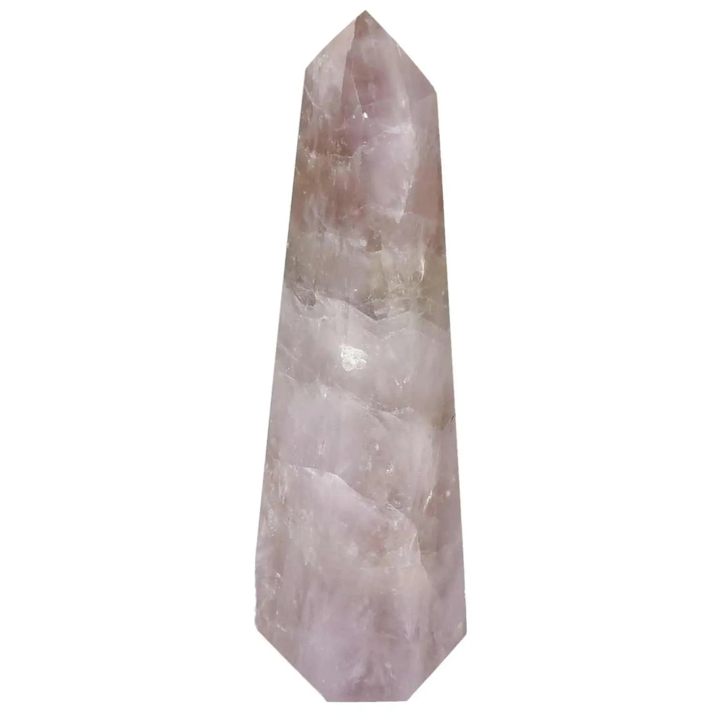 Seven Point Polished Amethyst from Sylvia Crystals, ideal for stress relief and energy amplification in modern luxury design.