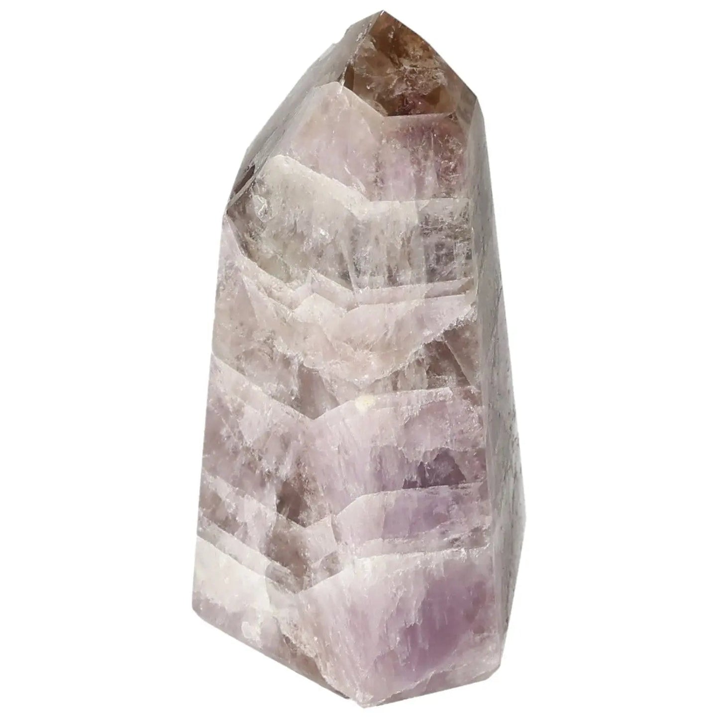 Seven Point Polished Amethyst crystal by Sylvia Crystals, enhancing personal and spiritual growth with calming properties.