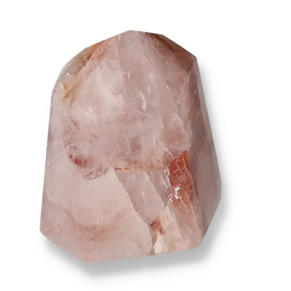Polished Point Hematoide crystal, handpicked by Sylvia Crystals, embodying elegance and energy for conscious living.